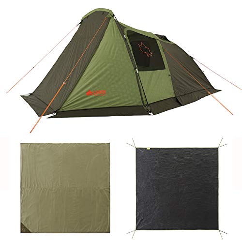 ロゴスの新型2ルームテントでオールシーズン気楽にキャンプでき